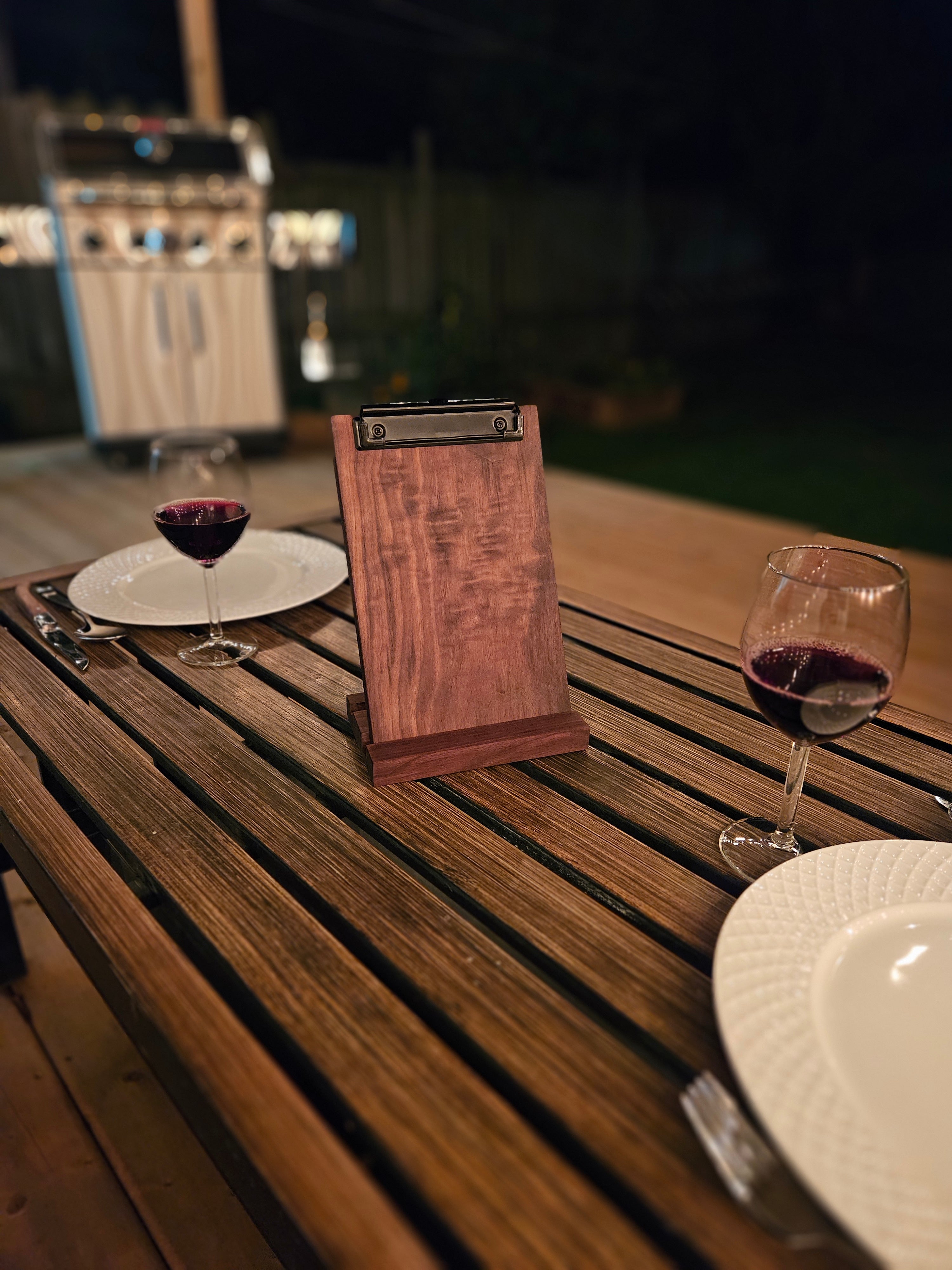 Menu Board Clip Board Walnut Wood Restaurant Menu Board For Menu
