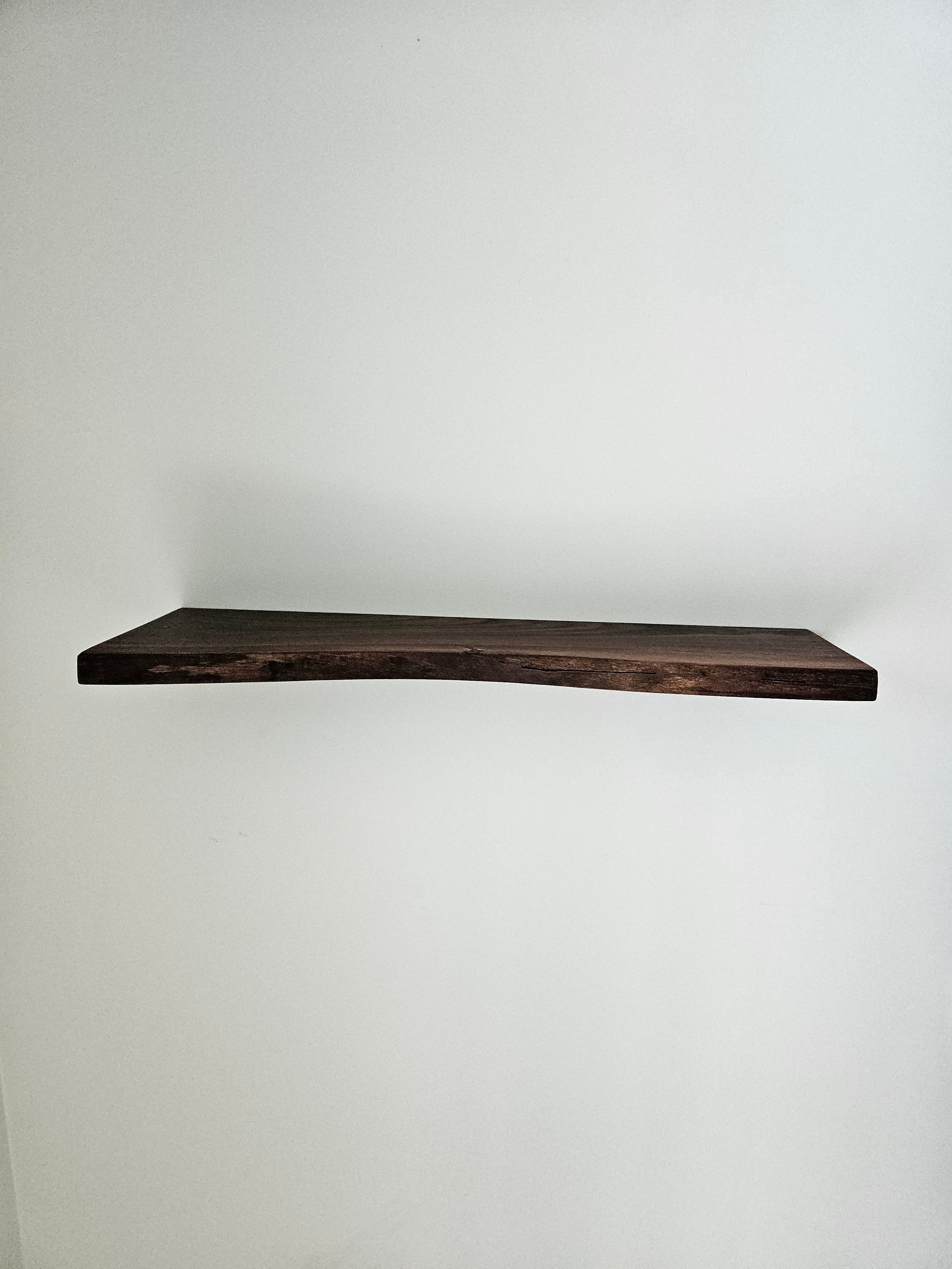 Live Edge Walnut Floating Shelves