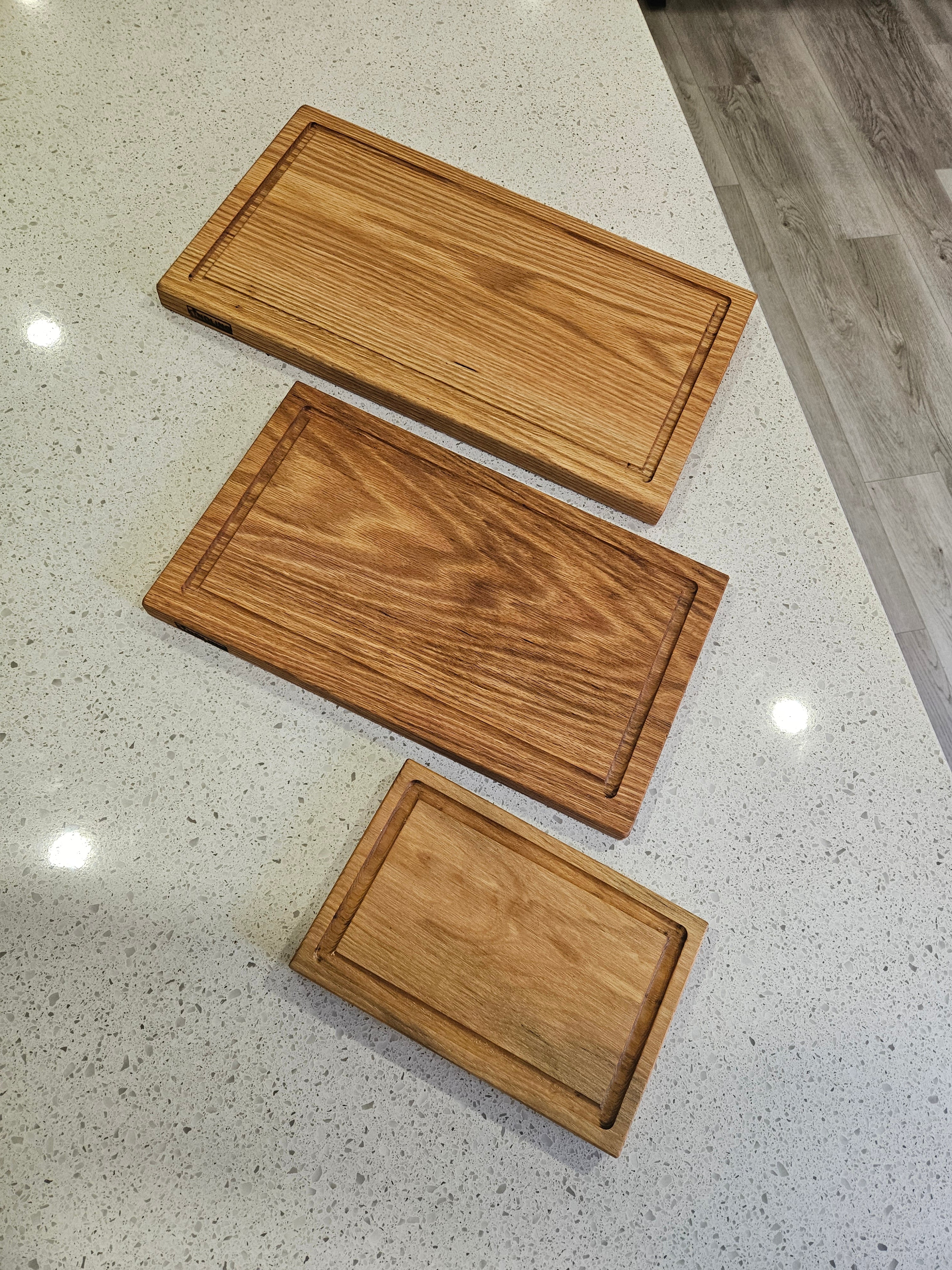 Oak Wood Cutting Boards With Juice Groove