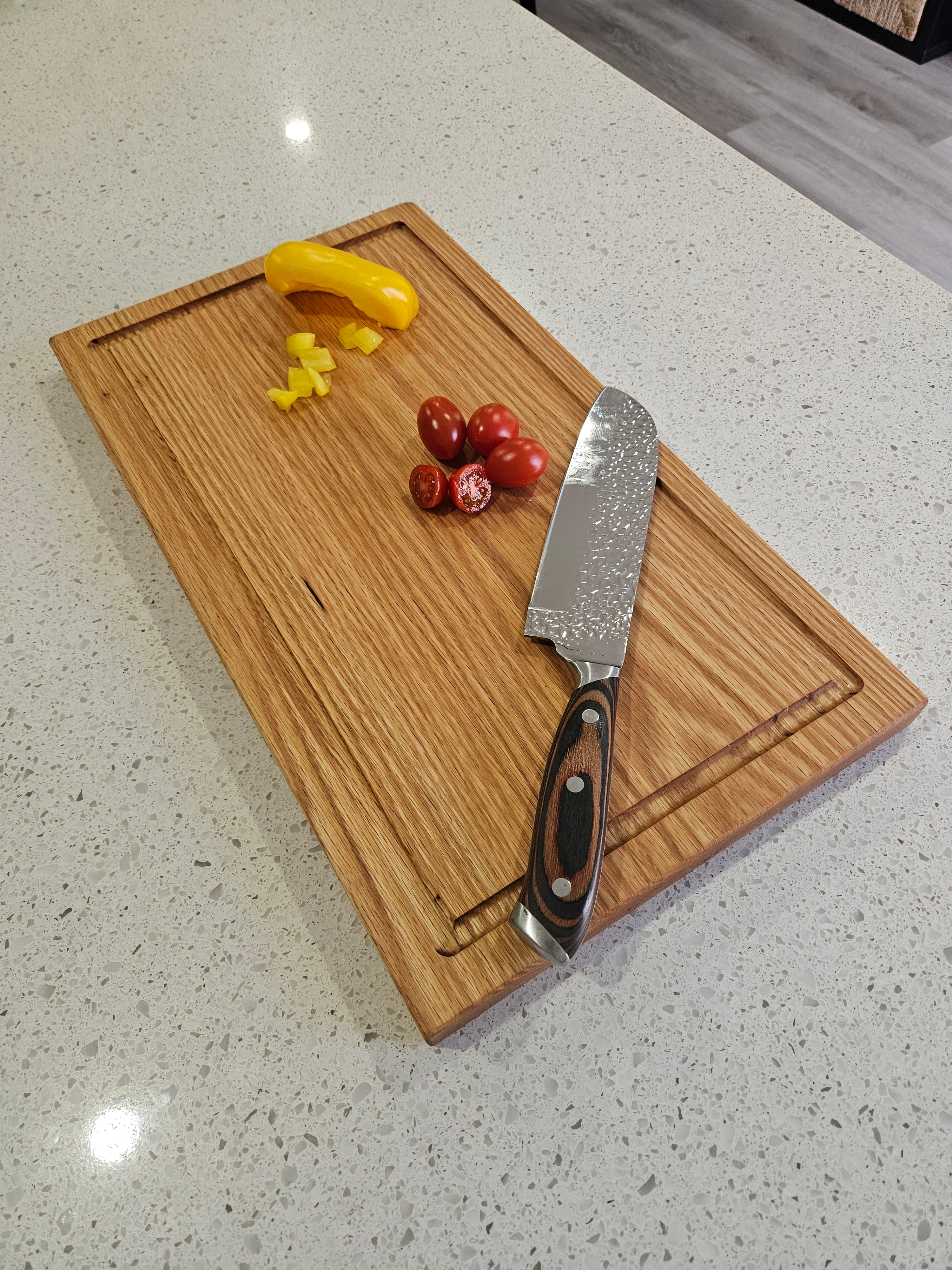 Oak Wood Cutting Boards With Juice Groove