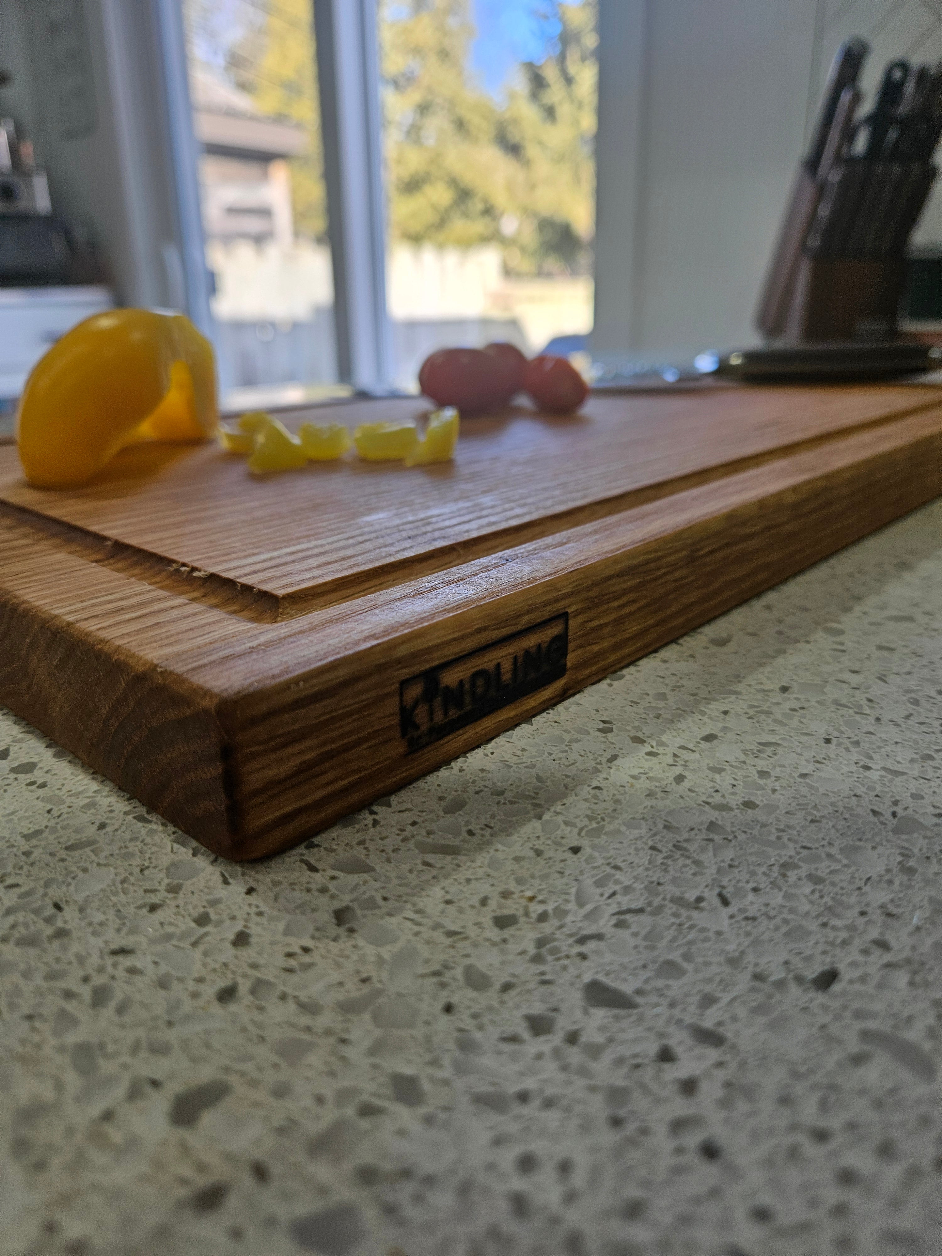 Oak Wood Cutting Boards With Juice Groove