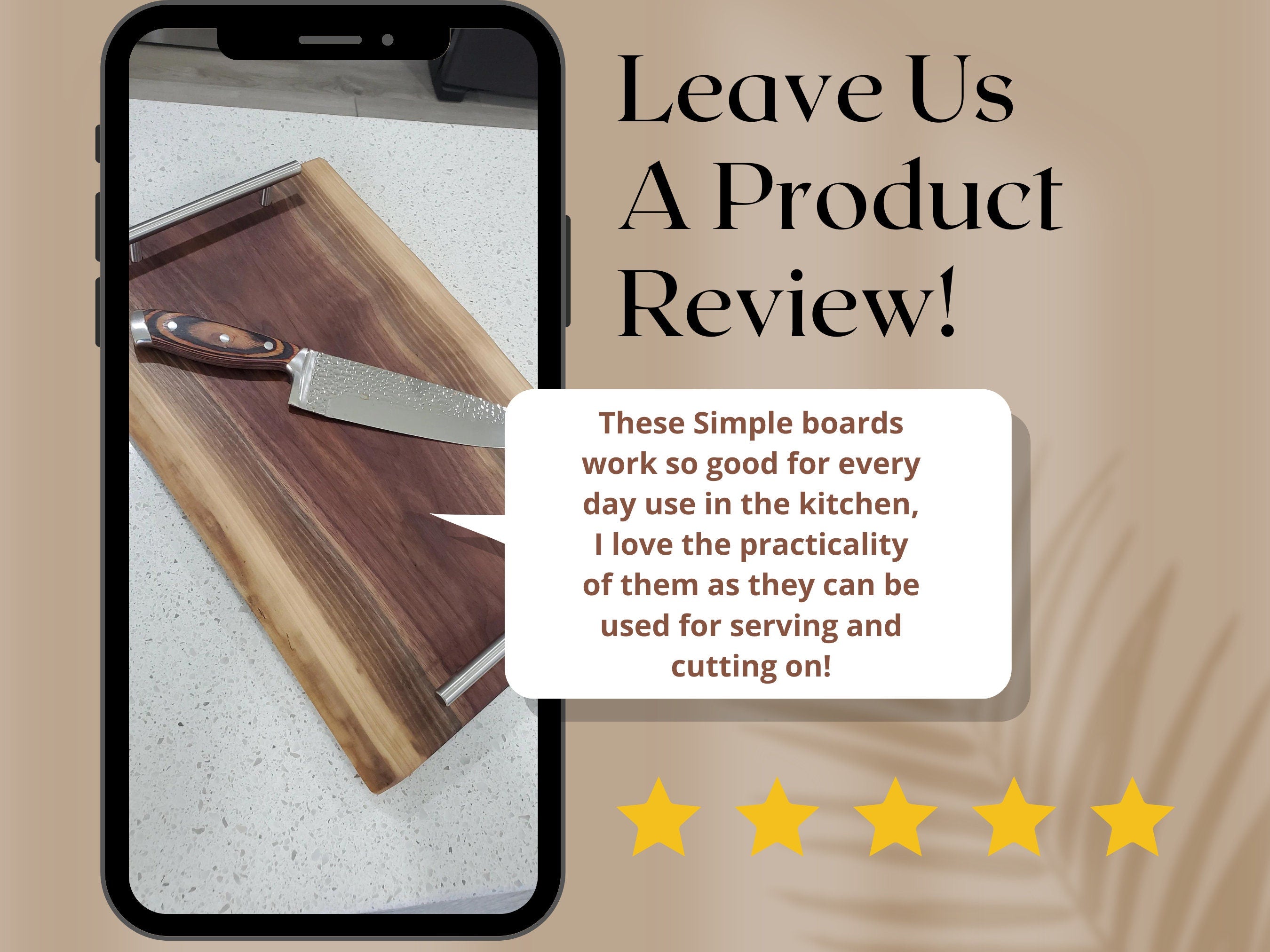 Serving Tray Board Live Edge Charcuterie Board For Serving Walnut Wood Food Tray For Dining
