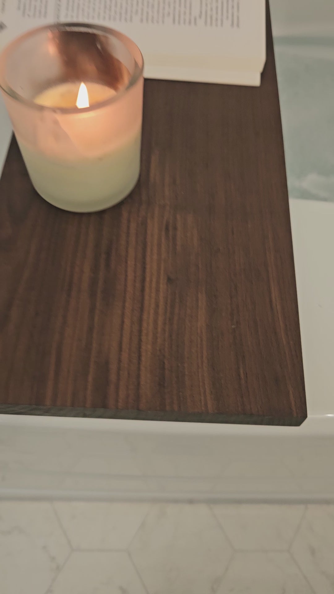 Walnut Wood Bath Tray
