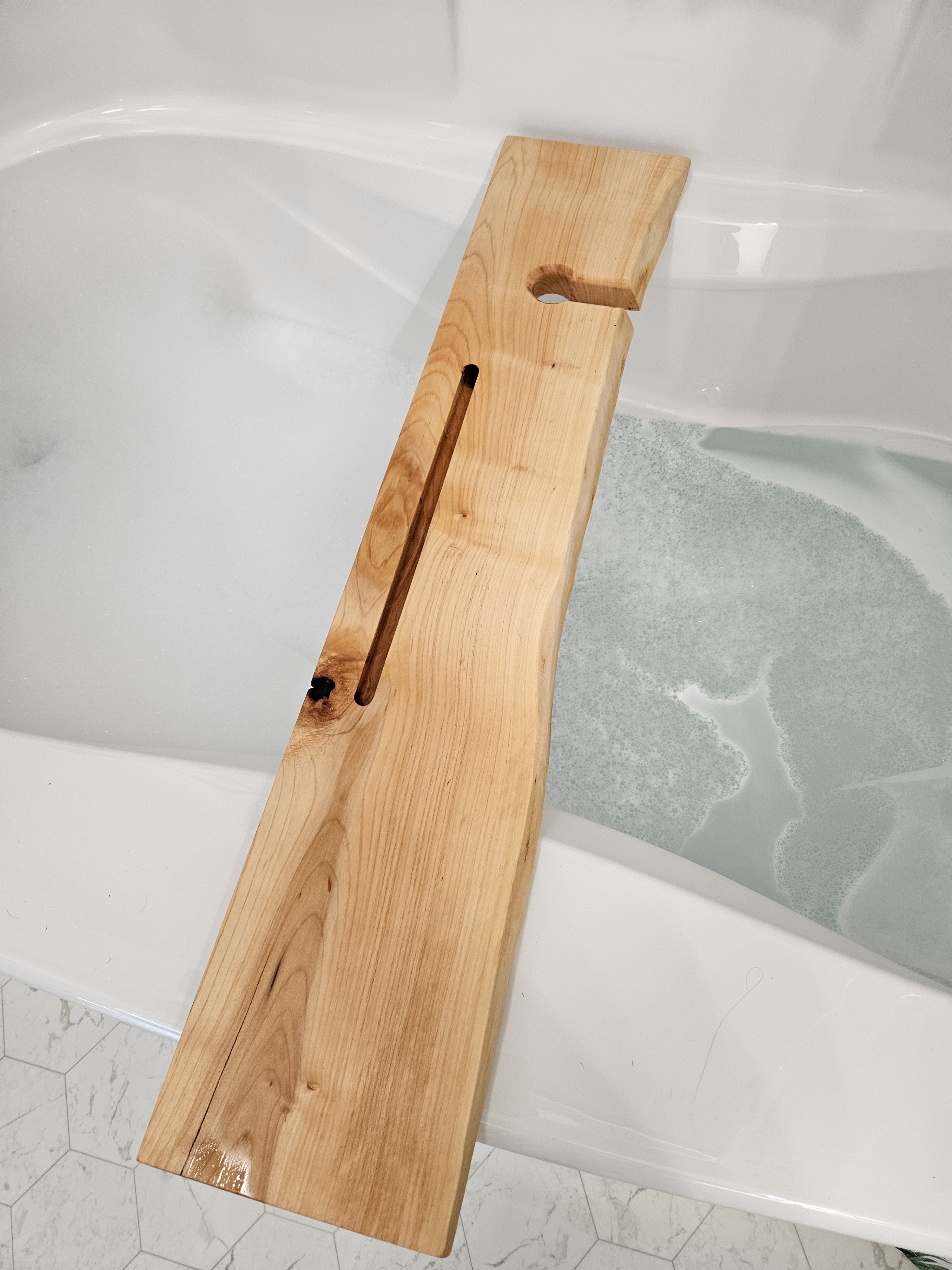 Live Edge Maple Bath Tray