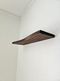 Live Edge Walnut Floating Shelves