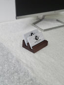 Walnut Wood Business Card Holder