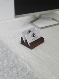 Walnut Wood Business Card Holder