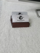 Walnut Wood Business Card Holder
