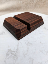 Wood Phone Stand Walnut Wood Phone Holder For Desk Accessory