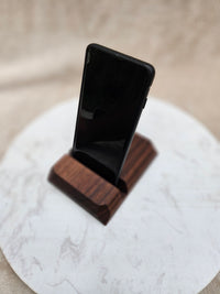 Wood Phone Stand Walnut Wood Phone Holder For Desk Accessory