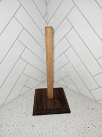 Paper Towel Holder Freestanding Paper Towel Roll Wood Stand For Paper Towels Stand For Countertop